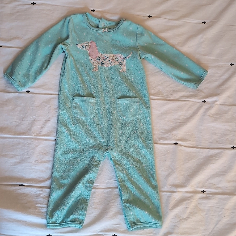 Girls 18m Snap long sleeve onsie